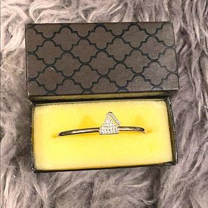 White Swarovski Elements Bangle